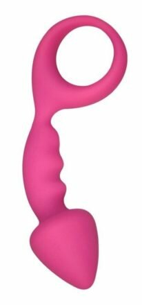 Анальная пробка Adrien Lastic Budy Pink со стимулирующей ножкой, макс. диаметр 2,5см - lovekeks.com.ua