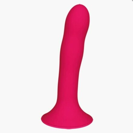Дилдо с присоской Adrien Lastic Hitsens 4 Pink, отлично для страпона, диаметр 3.7см, длина 17,8см - lovekeks.com.ua
