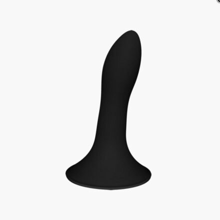Дилдо с присоской Adrien Lastic Hitsens 5 Black, отлично для страпона, диаметр 2,4см, длина 13см - lovekeks.com.ua