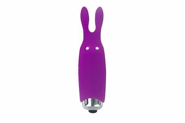 Вибропуля Adrien Lastic Pocket Vibe Rabbit Purple со стимулирующими ушками - lovekeks.com.ua