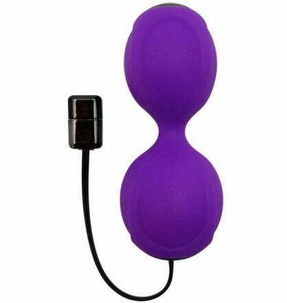 Вагинальные шарики с вибрацией Adrien Lastic Kegel Vibe Purple, диаметр 3,7см - lovekeks.com.ua