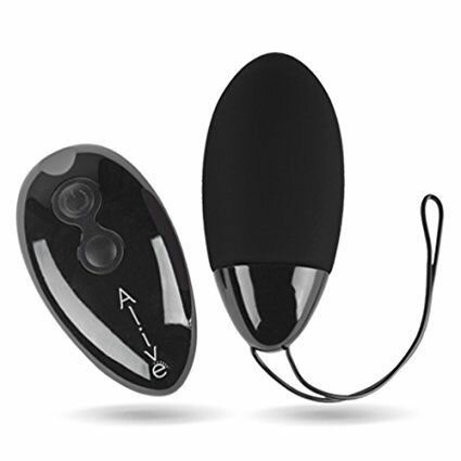 Мощное виброяйцо Alive Magic Egg MAX Black с пультом ДУ, мощное - lovekeks.com.ua