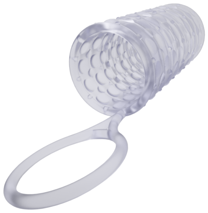 Насадка на член Dorcel Mr Reverse XL с кольцом для мошонки, стимулирующий рельеф - lovekeks.com.ua