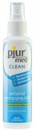 Очищающий спрей pjur med CLEAN 100 мл для нежной кожи и игрушек, антибактериальный - lovekeks.com.ua