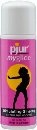Возбуждающая смазка на водной основе pjur my glide 30 мл, с женьшенем, согревает - lovekeks.com.ua