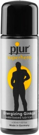 Стимулирующая смазка на водной основе pjur Superhero glide 30 мл, с экстрактом гинкго билоба - lovekeks.com.ua
