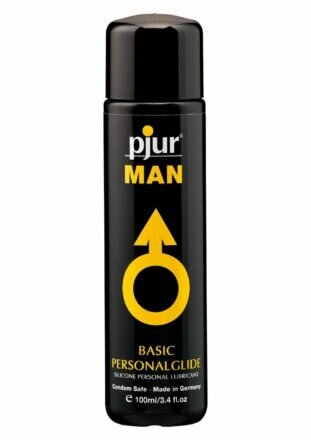 Лубрикант на силиконовой основе pjur MAN Basic personal glide 100 мл с деликатным уходом за кожей - lovekeks.com.ua