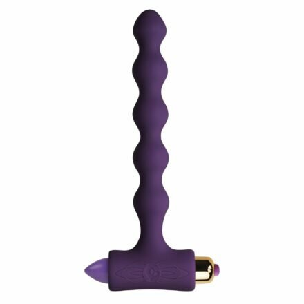 Анальный вибратор Rocks Off Petite Sensations - Pearls Purple - lovekeks.com.ua
