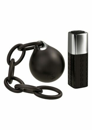 Мощное виброяйцо Rocks Off Ball & Chain с пультом ДУ - lovekeks.com.ua