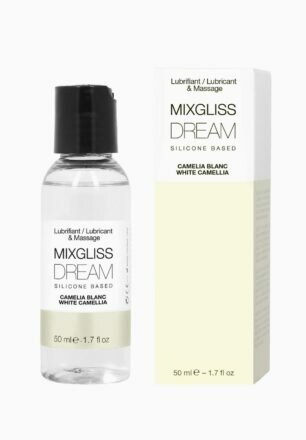Лубрикант на силиконовой основе MixGliss DREAM - CAMELIA BLANC (50 мл) с ароматом белой камелии - lovekeks.com.ua