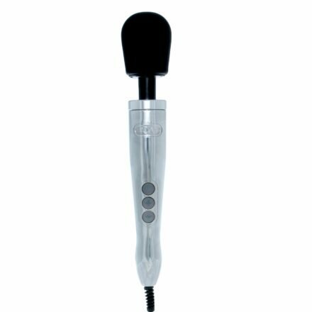 Вибромассажер DOXY Die Cast Polished (Silver), очень мощный, питание 220В, металлический корпус - lovekeks.com.ua