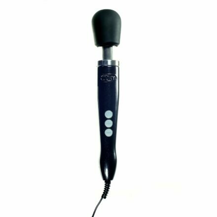Вибромассажер DOXY Die Cast Black, очень мощный, питание 220В, металлический корпус - lovekeks.com.ua