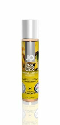 Смазка на водной основе System JO H2O - Banana Lick (30 мл) без сахара, растительный глицерин - lovekeks.com.ua