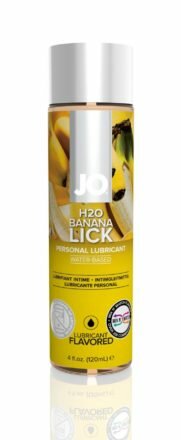 Смазка на водной основе System JO H2O - Banana Lick (120 мл) без сахара, растительный глицерин - lovekeks.com.ua