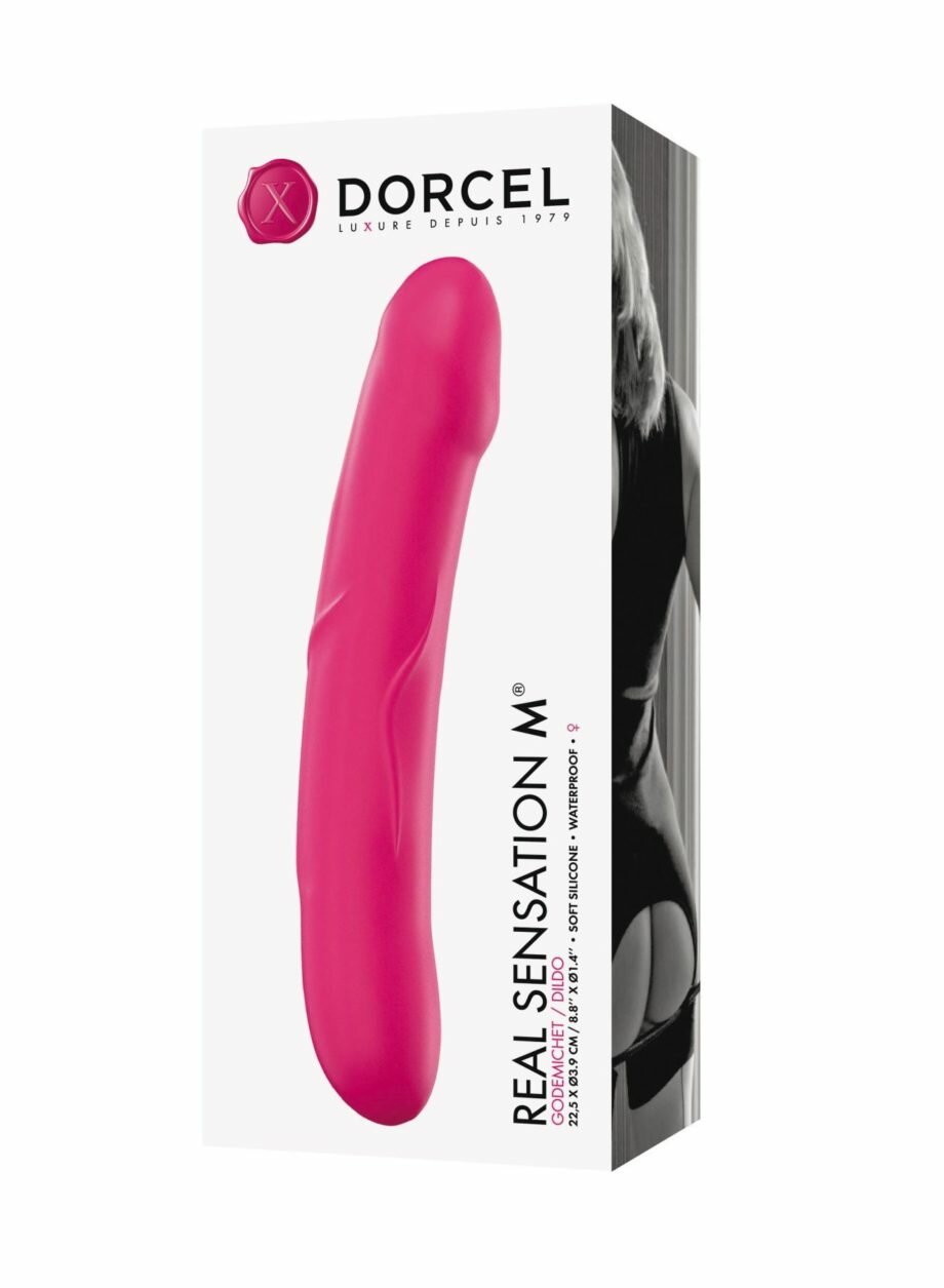 Дилдо Dorcel Real Sensation M Magenta, силикон - lovekeks.com.ua