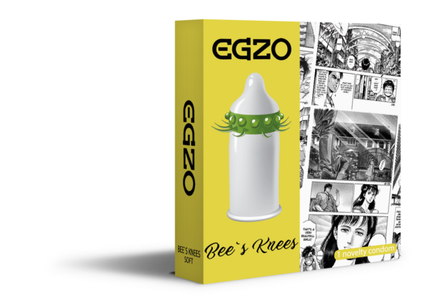 Насадка на член EGZO Bees knees (презерватив с усиками) - lovekeks.com.ua