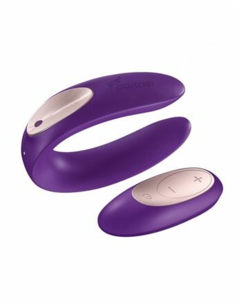 Вибратор для пар Partner Plus Remote с пультом ДУ и двумя моторчиками - lovekeks.com.ua