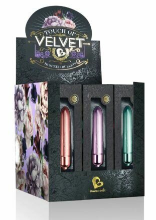 Набор вибраторов Rocks Off RO-90mm Touch of Velvet (12 штук) - lovekeks.com.ua