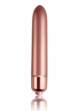 Вибропуля Rocks Off RO-90mm Touch of Velvet Rose Blush матовая - lovekeks.com.ua