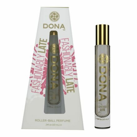 Духи с роликовым нанесением DONA Roll-On Perfume - Fashionably Late (10 мл), вариант для сумочки - lovekeks.com.ua