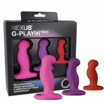 Набор вибромассажеров простаты Nexus G-Play Trio Plus, макс диаметр 2,3-3,0-3,5см, для новичков - lovekeks.com.ua
