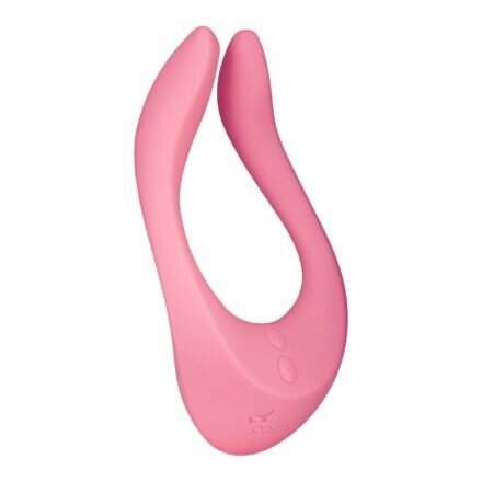 Вибратор для пар Partner Multifun 2 Pink, 3 независимых мотора, многофункциональный - lovekeks.com.ua
