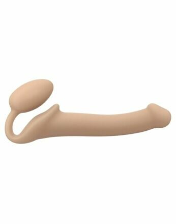 Безремневой страпон Strap-On-Me Flesh M, полностью регулируемый, диаметр 3,3см - lovekeks.com.ua