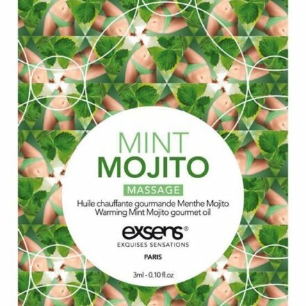 Пробник массажного масла EXSENS Mojito 3мл - lovekeks.com.ua