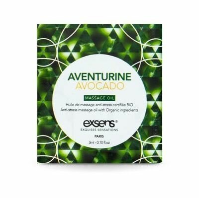 Пробник массажного масла EXSENS Anti-Stress Aventurine Avocado 3мл - lovekeks.com.ua
