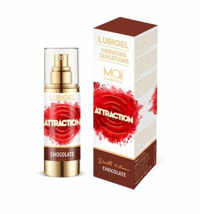 Жидкий вибратор MAI Lubigel Chocolate (30 мл), густой гель, очень вкусный, действует до 30 минут - lovekeks.com.ua