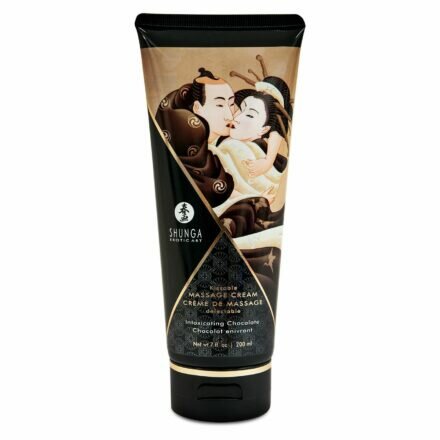 Съедобный массажный крем Shunga Kissable Massage Cream - Intoxicating Chocolate (200 мл) - lovekeks.com.ua