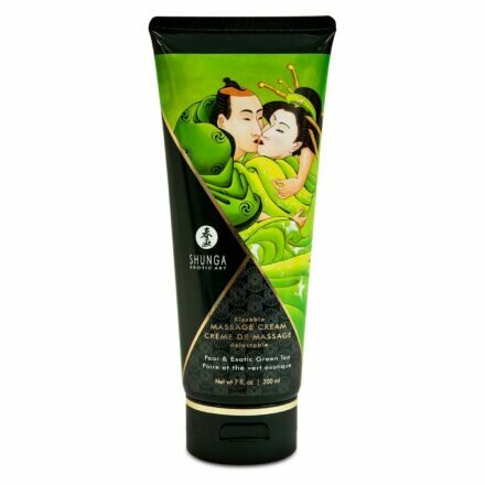 Съедобный массажный крем Shunga Kissable Massage Cream - Pear & Exotic Green Tea (200 мл) - lovekeks.com.ua