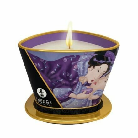 Массажная свеча Shunga Massage Candle - Exotic Fruits (170 мл) с афродизиаками - lovekeks.com.ua