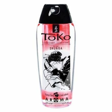 Лубрикант на водной основе Shunga Toko AROMA - Blazing Сherry (165 мл), не содержит сахара - lovekeks.com.ua