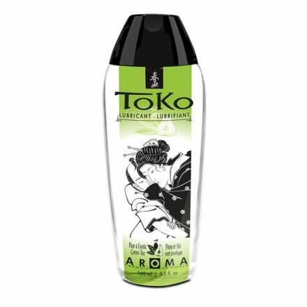 Лубрикант на водной основе Shunga Toko AROMA - Pear & Exotic Green Tea (165 мл), не содержит сахара - lovekeks.com.ua