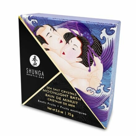 Соль для ванны Shunga Moonlight Bath - Exotic Fruits (75 гр), соль Мертвого моря, аромамасла - lovekeks.com.ua