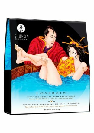 Гель для ванны Shunga LOVEBATH - Ocean temptations 650гр, делает воду ароматным желе со SPA еффектом - lovekeks.com.ua
