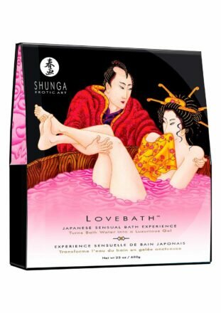 Гель для ванны Shunga LOVEBATH - Dragon Fruit 650гр, делает воду ароматным желе со SPA еффектом - lovekeks.com.ua