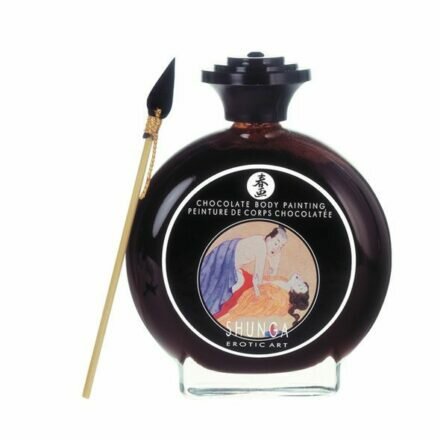Краска для тела Shunga BODYPAINTING - Aphrodisiac chocolate (100 мл) без глютена и парабенов - lovekeks.com.ua