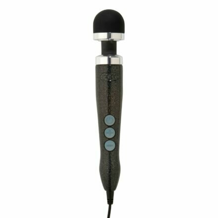 Вибромассажер DOXY Number 3 Disco Black, очень мощный, питание 220В, металлический корпус - lovekeks.com.ua