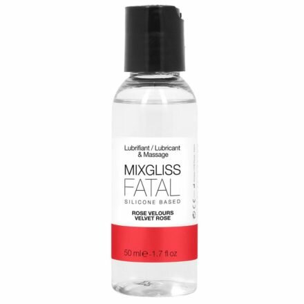 Лубрикант на силиконовой основе MixGliss FATAL - VALVET ROSE (50 мл) с ароматом бархатной розы - lovekeks.com.ua