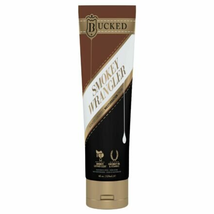 Крем-смазка System JO Bucked Smokey Wrangler (120 мл) с витамином Е, кокосовым маслом, ароматом кожи - lovekeks.com.ua