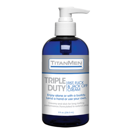 Густая смазка для фистинга Doc Johnson TitanMen - Triple Duty (236 мл) - lovekeks.com.ua