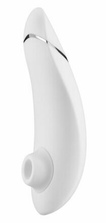 Вакуумный клиторальный стимулятор Womanizer Premium White - lovekeks.com.ua