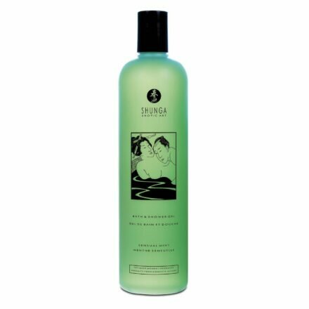 Гель для душа Shunga Shower Gel - Sensual Mint (500 мл) с растительными маслами и витамином Е - lovekeks.com.ua
