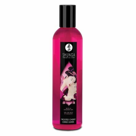 Гель для душа Shunga Shower Gel - Frosted Cherry (250 мл) с растительными маслами и витамином Е - lovekeks.com.ua