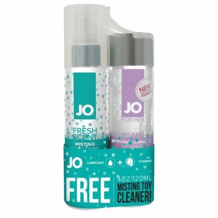 Набор смазка плюс клинер бесплатно: System JO Agape (120 мл) + MistingToy Cleaner (120 мл) - lovekeks.com.ua