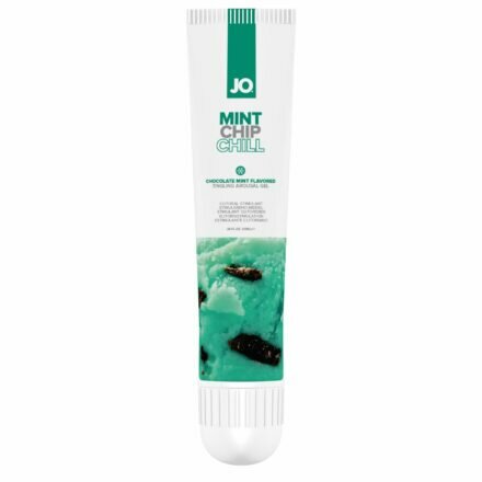 Гель для клитора System JO - Mint Chip Chill (10 мл), можно для поцелуев, вибрация с охлаждением - lovekeks.com.ua