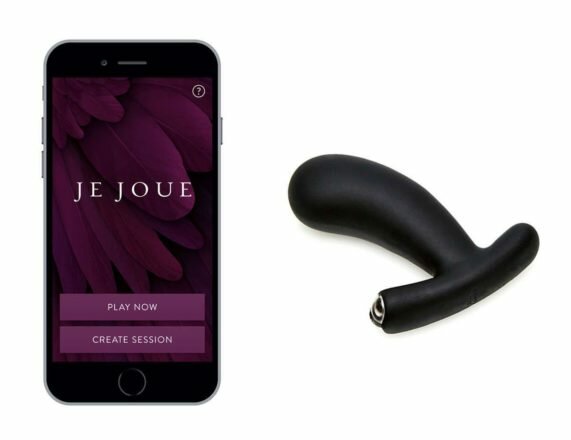 Смарт-массажер простаты Je Joue - NUO Black с двумя моторами и глубокой вибрацией - lovekeks.com.ua