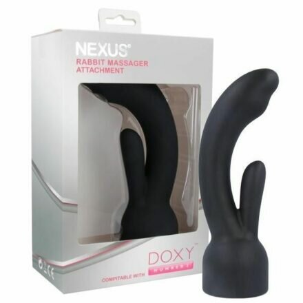 Насадка для вибромассажера Doxy Number 3 - Nexus Rabbit Massager в виде вибратора-кролика - lovekeks.com.ua